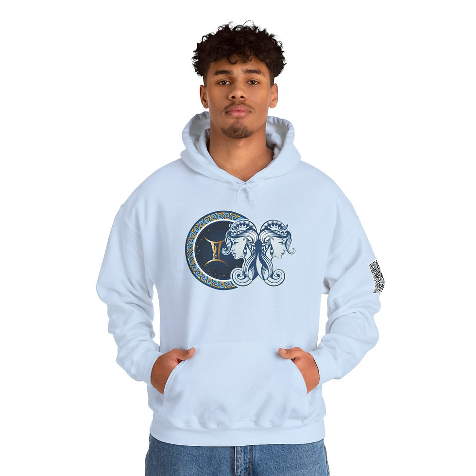Thumbnail: Gemini Zodiac Unisex Heavy Blend™ Hooded Sweatshirt