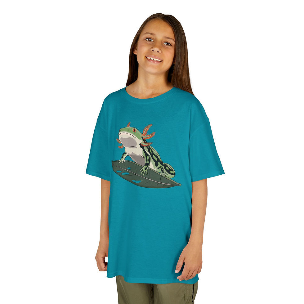 Thumbnail: Axolotl Colorful Kids Heavy Cotton™ Tee