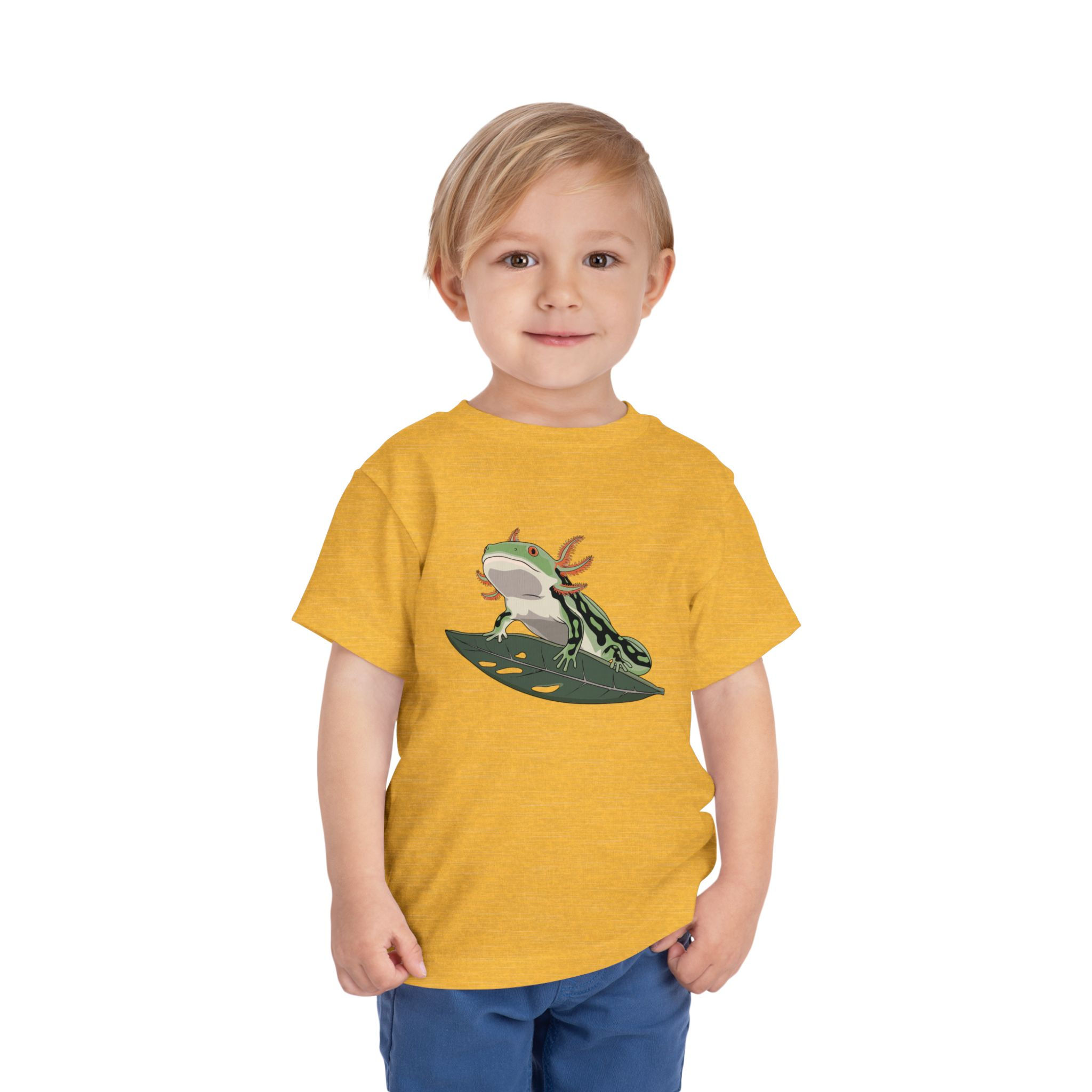 Axolotl Colorful Toddler Short Sleeve Tee