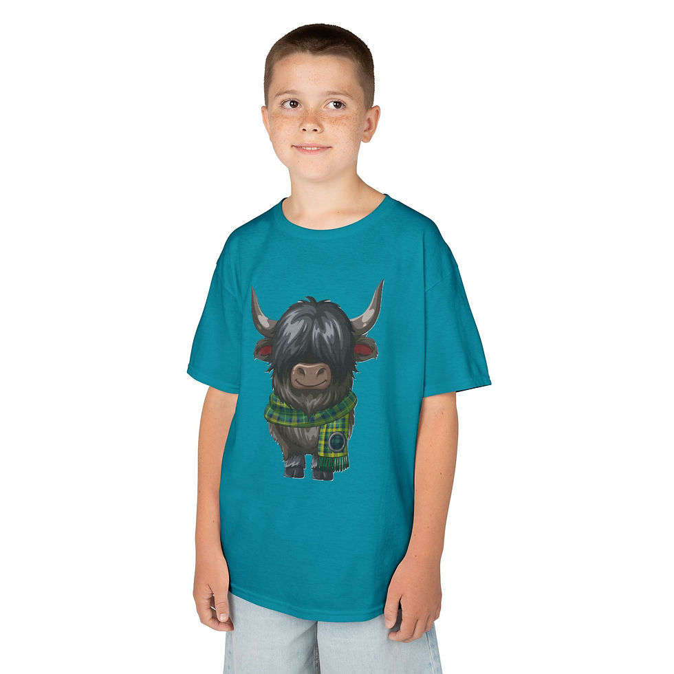 Thumbnail: Highland Cowboy Kids Heavy Cotton™ Tee