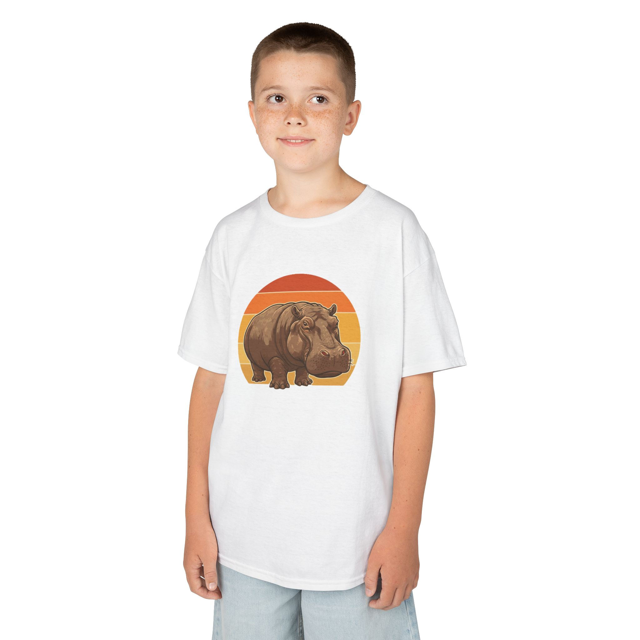 Hippo Colorful Kids Heavy Cotton™ Tee