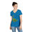 Thumbnail: Brachiosaurus Colorful Ladies' V-Neck T-Shirt