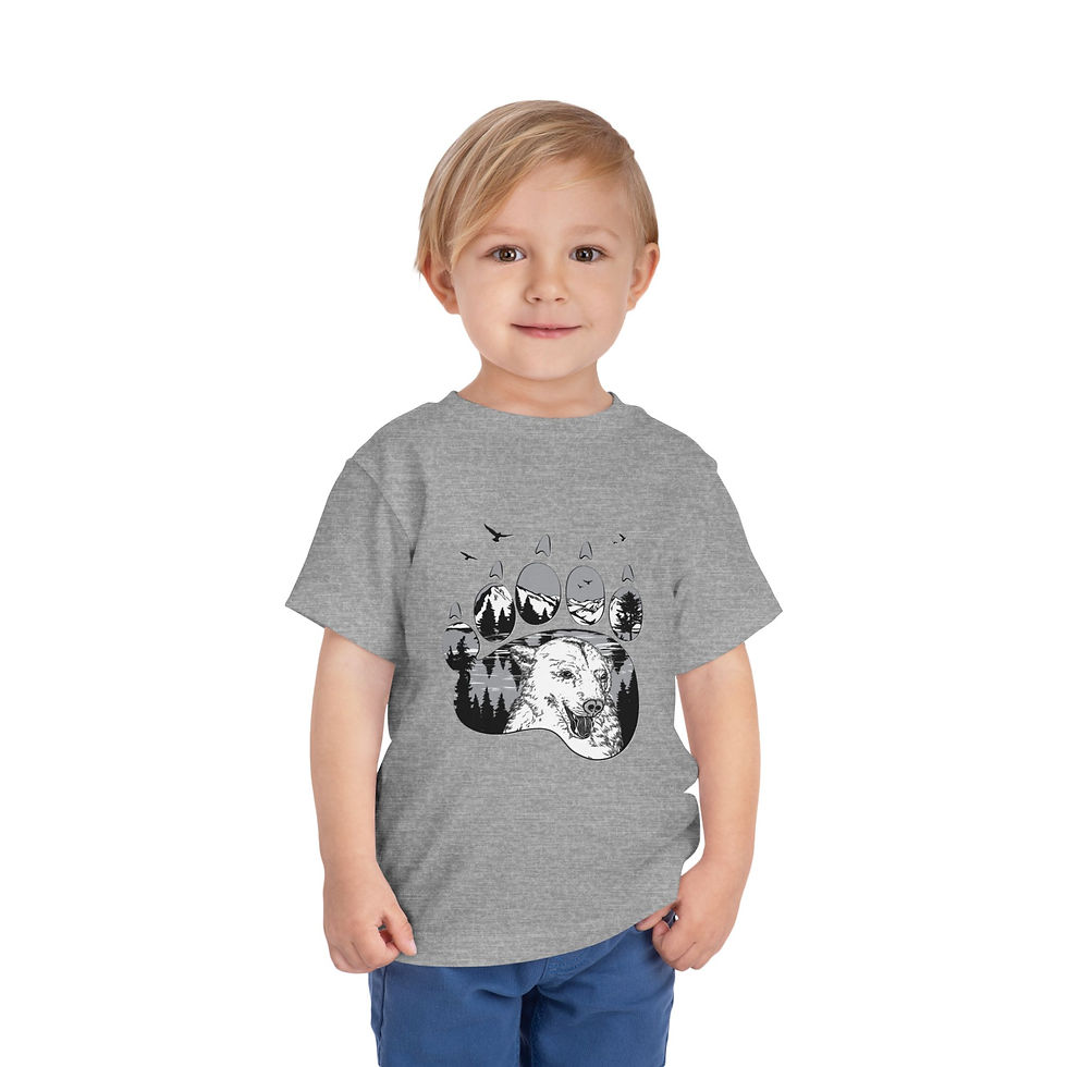 Thumbnail: Polar Bear Toddler Short Sleeve Tee