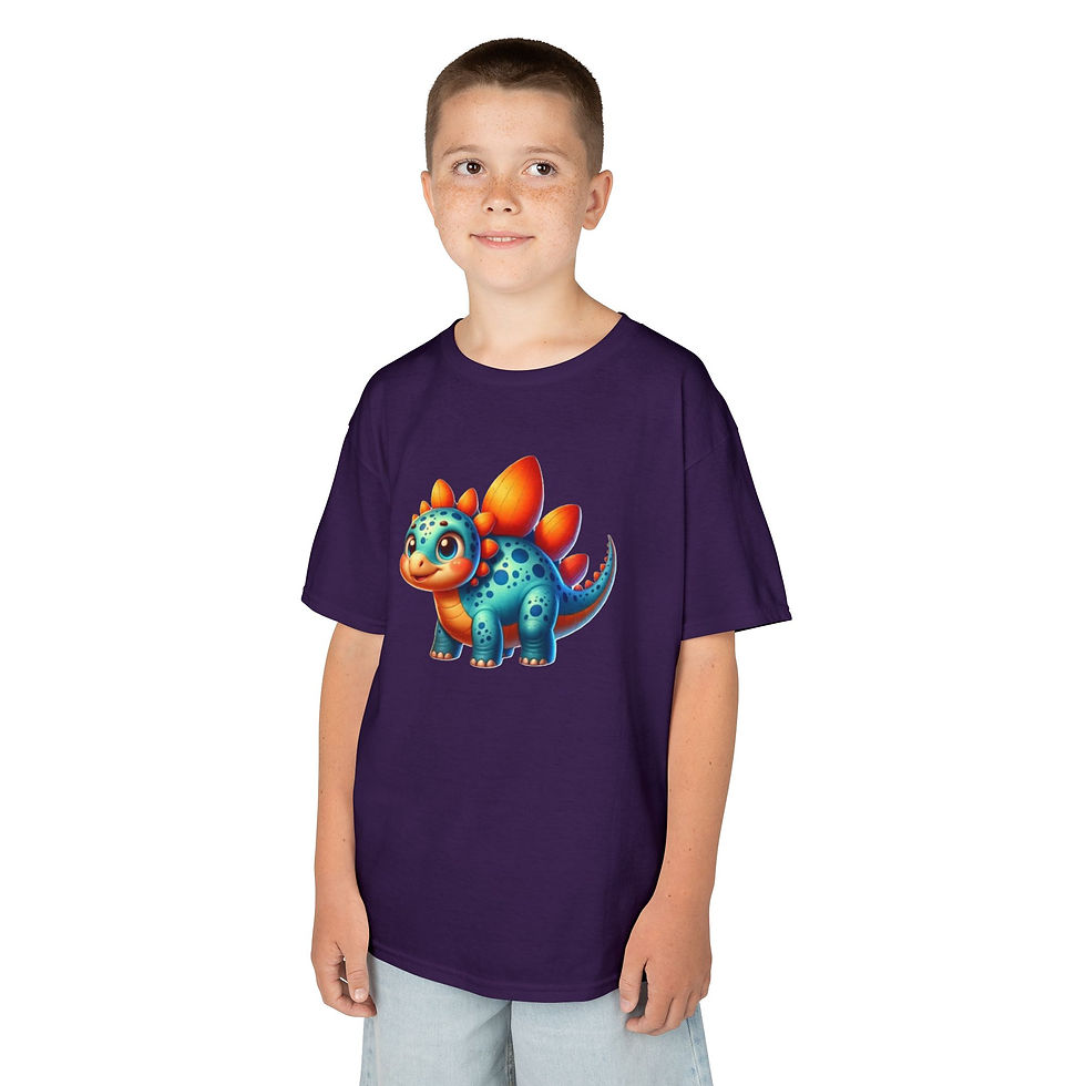 Thumbnail: Stegosaurus Colorful Kids Heavy Cotton™ Tee