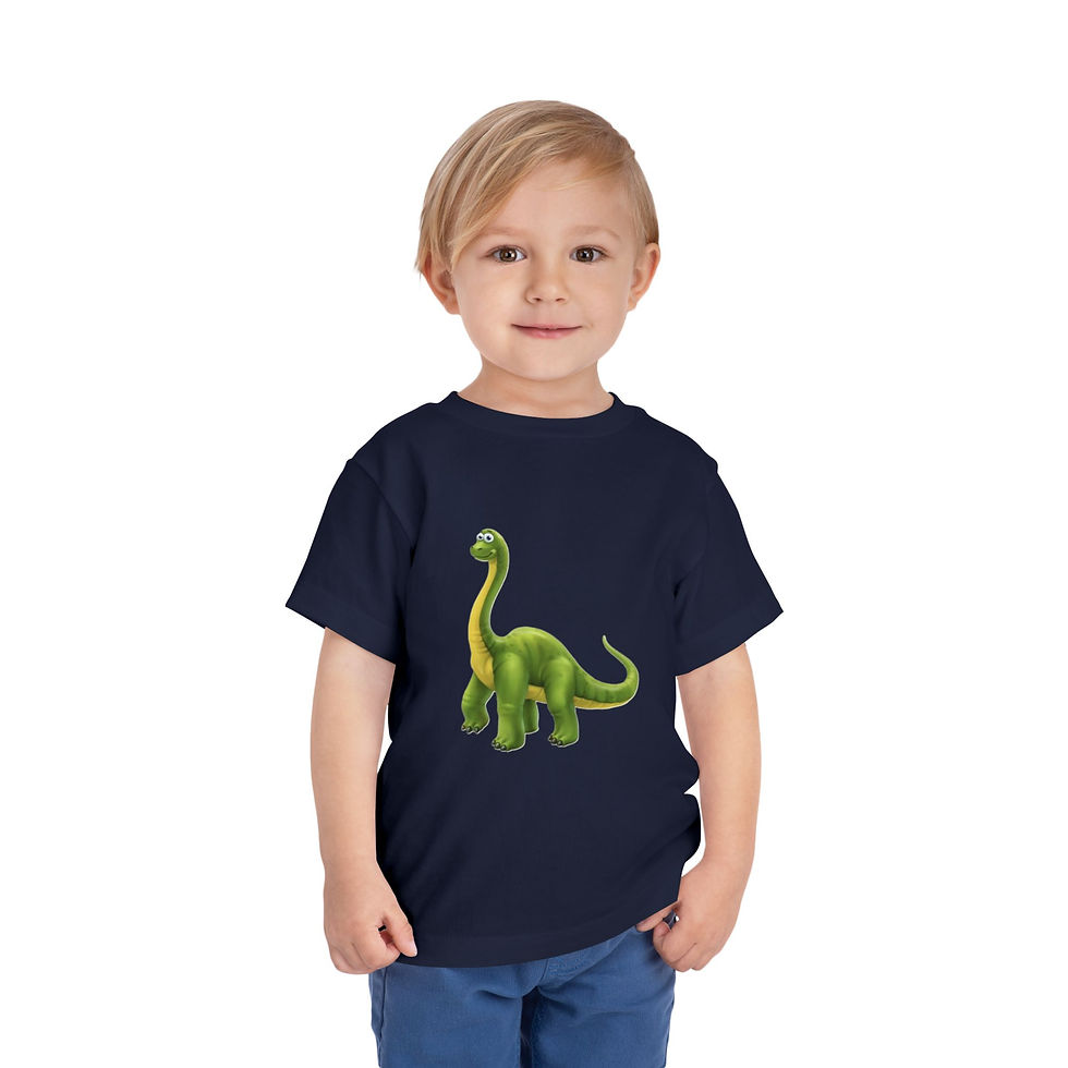 Thumbnail: Brachiosaurus colorful Toddler Short Sleeve Tee