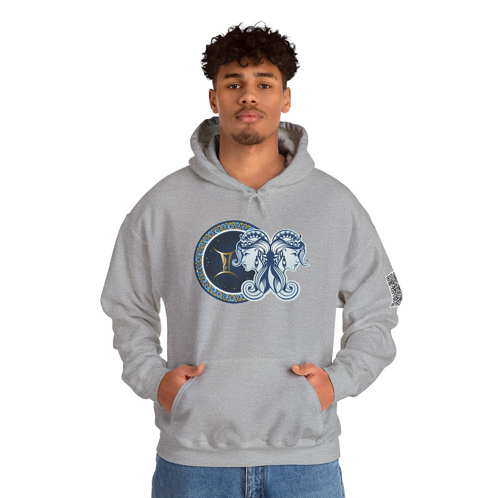 Thumbnail: Gemini Zodiac Unisex Heavy Blend™ Hooded Sweatshirt