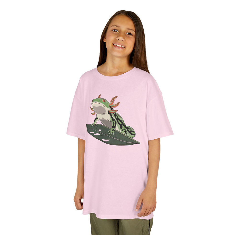 Thumbnail: Axolotl Colorful Kids Heavy Cotton™ Tee