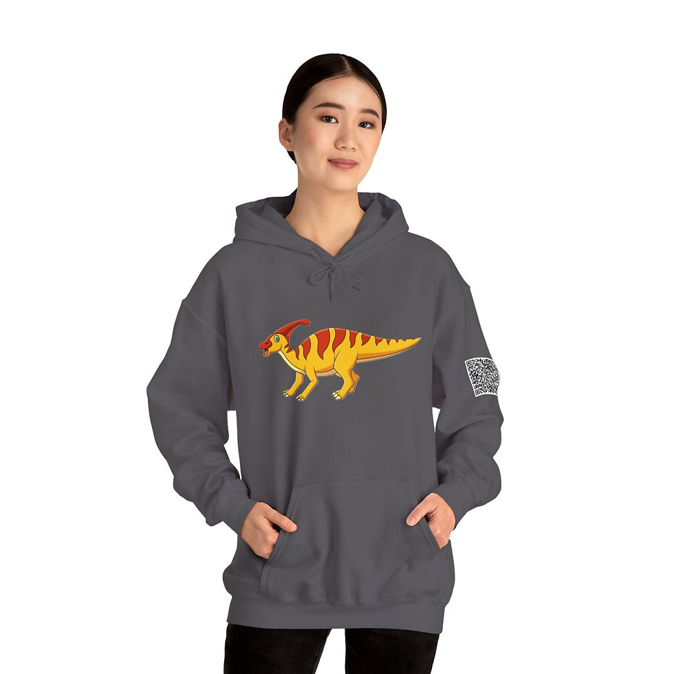 Thumbnail: Parasauropholus Colorful Unisex Heavy Blend™ Hooded Sweatshirt