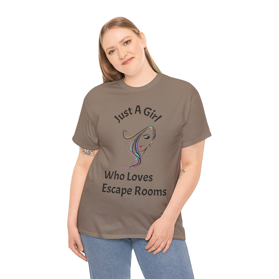Thumbnail: Just a Girl Unisex Heavy Cotton Tee