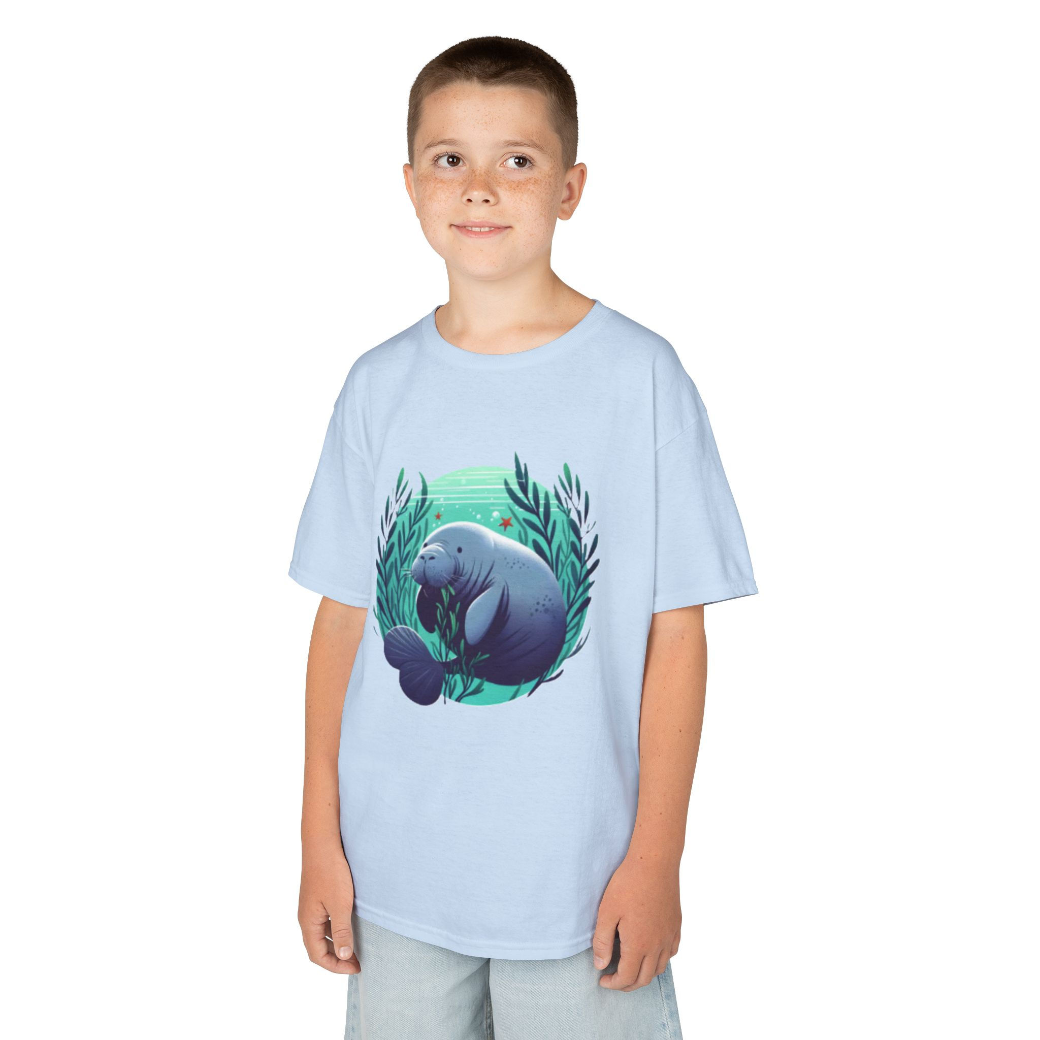 Manatee Colorful Kids Heavy Cotton™ Tee