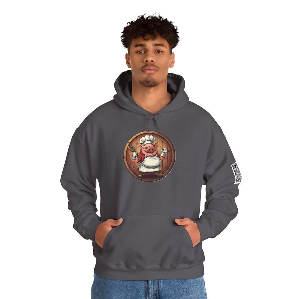 Thumbnail: Pig Colorful Unisex Heavy Blend™ Hooded Sweatshirt