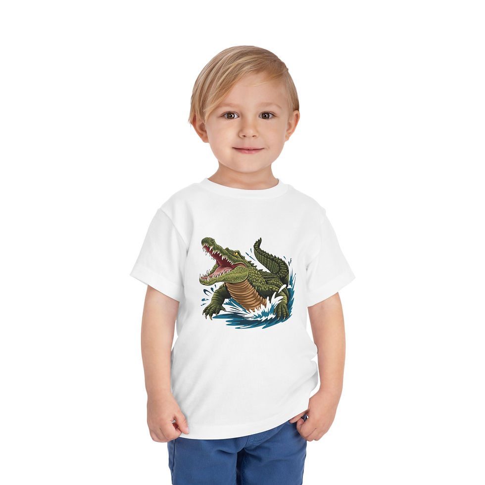 Thumbnail: Crocodile Colorful Toddler Short Sleeve Tee