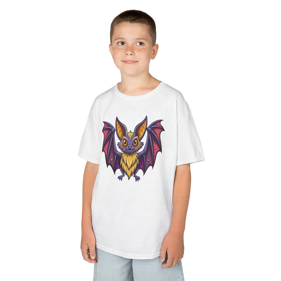 Thumbnail: Bat Colorful Kids Heavy Cotton™ Tee