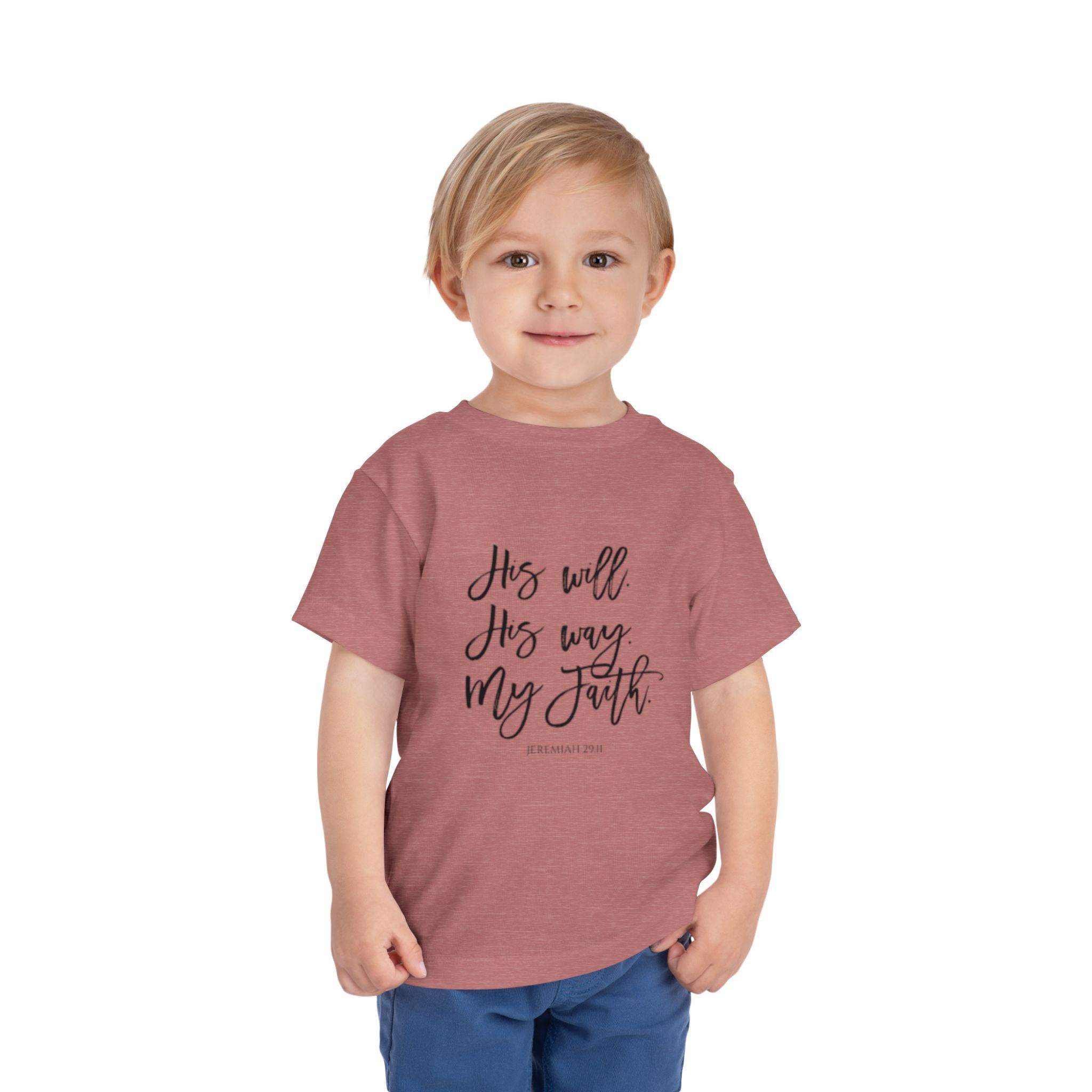 Jeremiah 29:11 For I know the plans Toddler Short Sleeve Tee