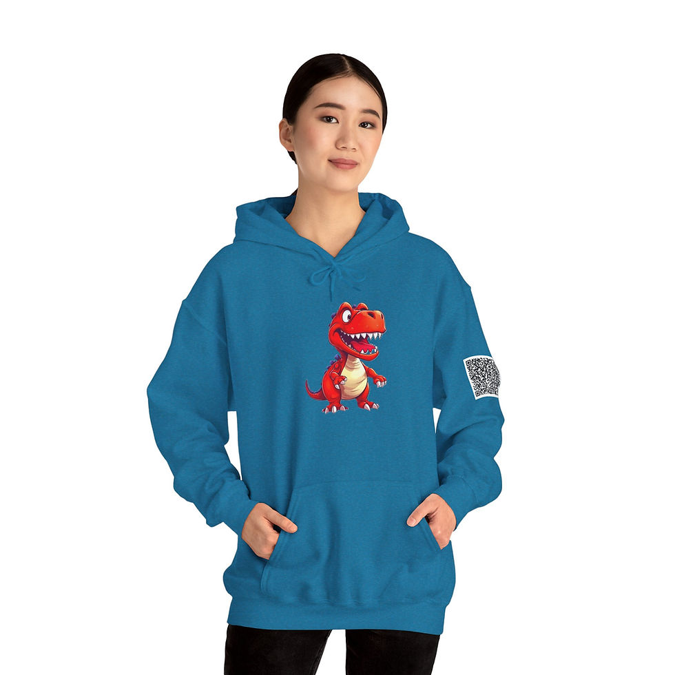 Thumbnail: T-Rex Colorful Unisex Heavy Blend™ Hooded Sweatshirt