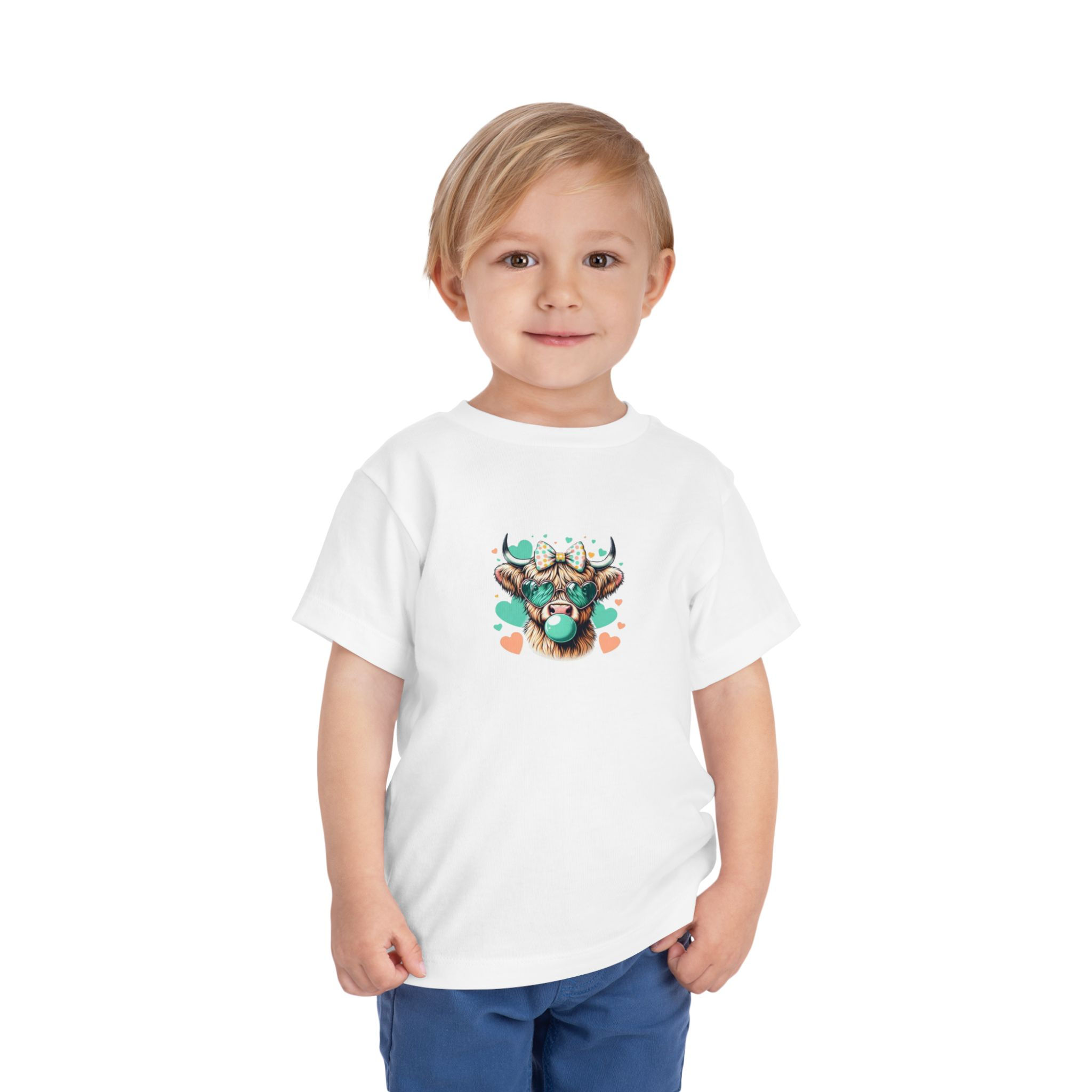 Highland Cowgirl Toddler Short Sleeve Tee