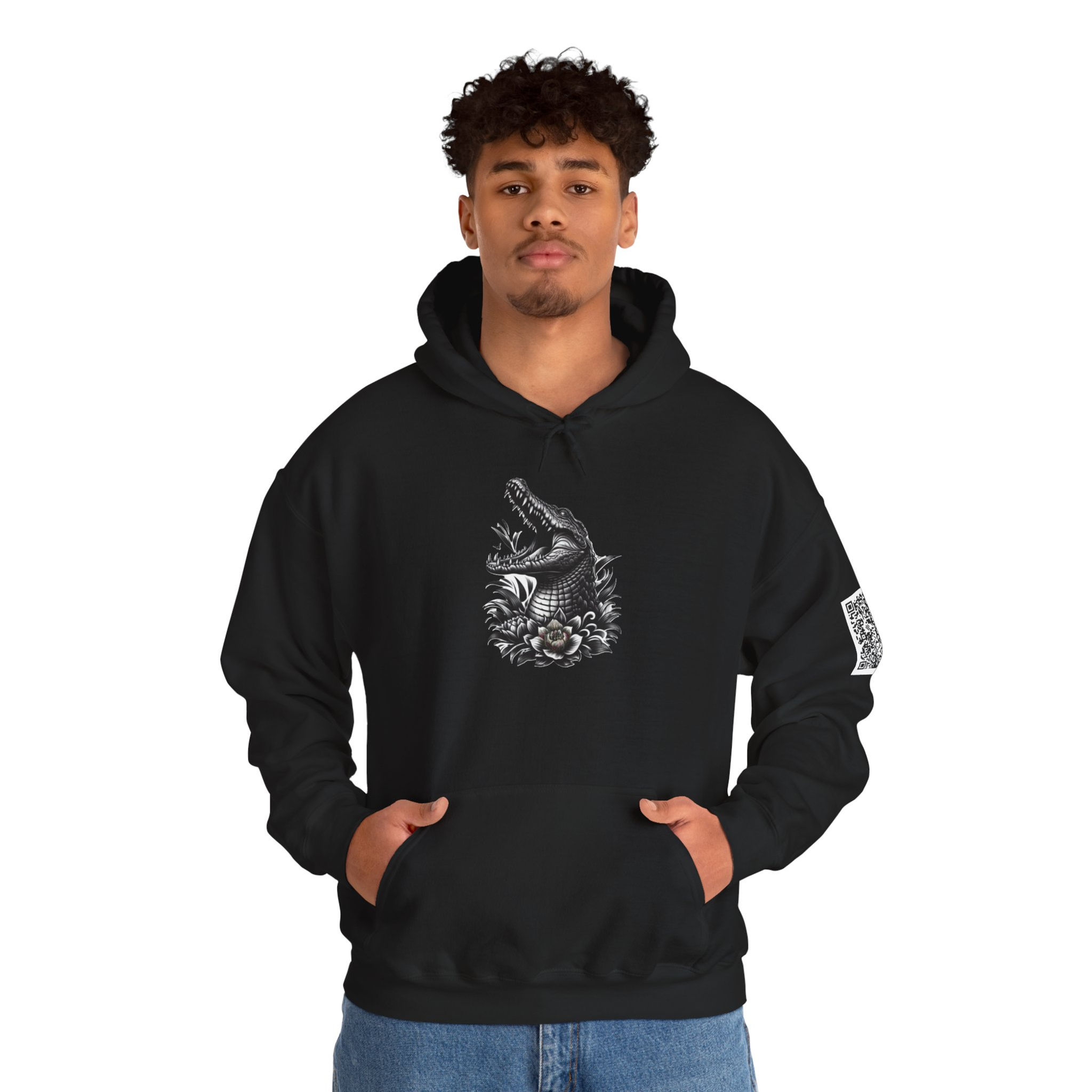 Crocodile Unisex Heavy Blend™ Hooded Sweatshirt