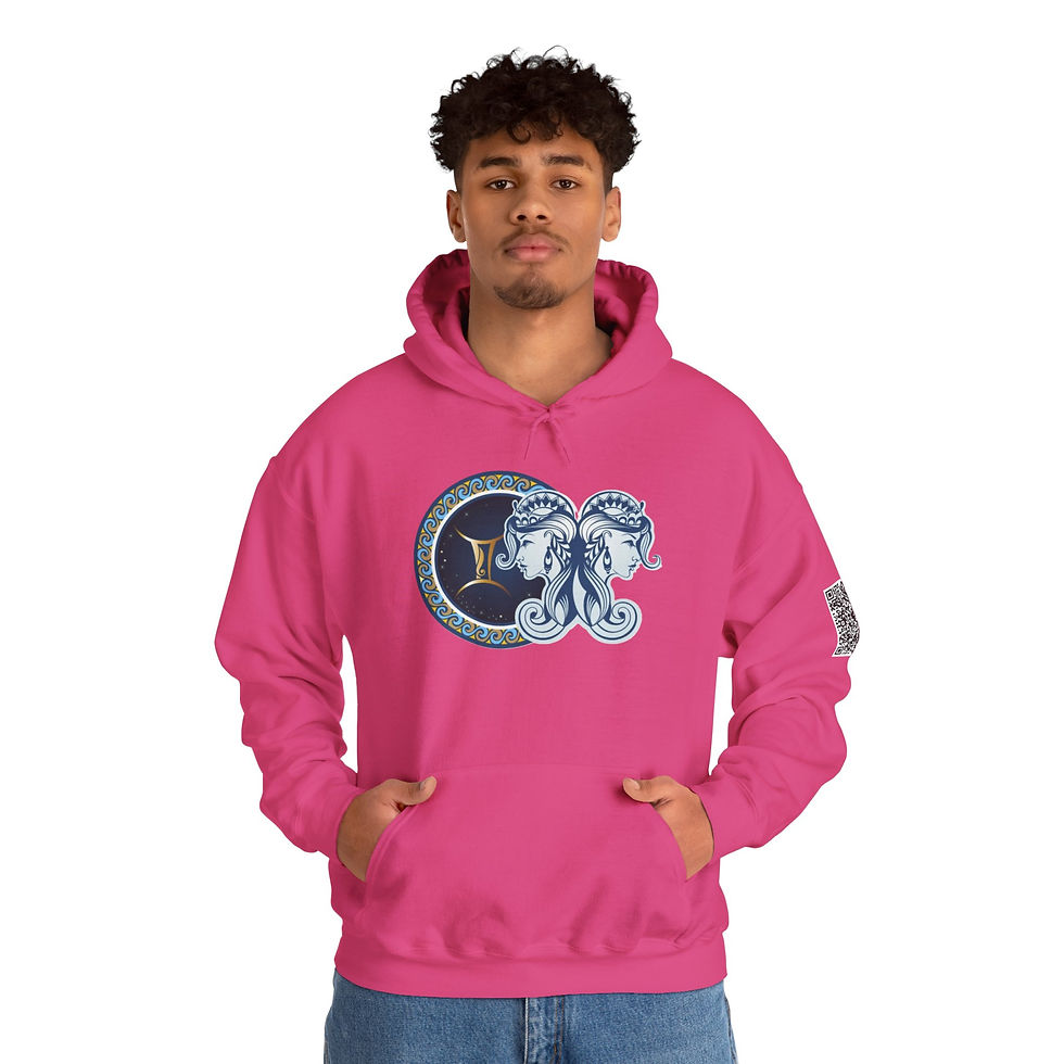 Thumbnail: Gemini Zodiac Unisex Heavy Blend™ Hooded Sweatshirt