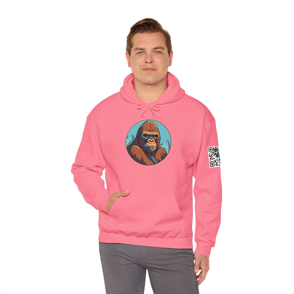 Thumbnail: Gorilla Colorful Unisex Heavy Blend™ Hooded Sweatshirt