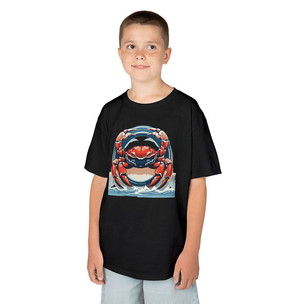 Thumbnail: Crab Colorful Kids Heavy Cotton™ Tee