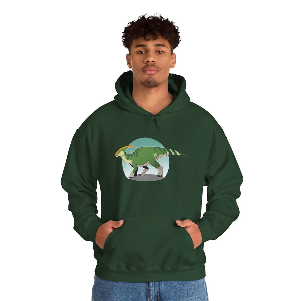 Thumbnail: Parosauropholus Unisex Heavy Blend™ Hooded Sweatshirt