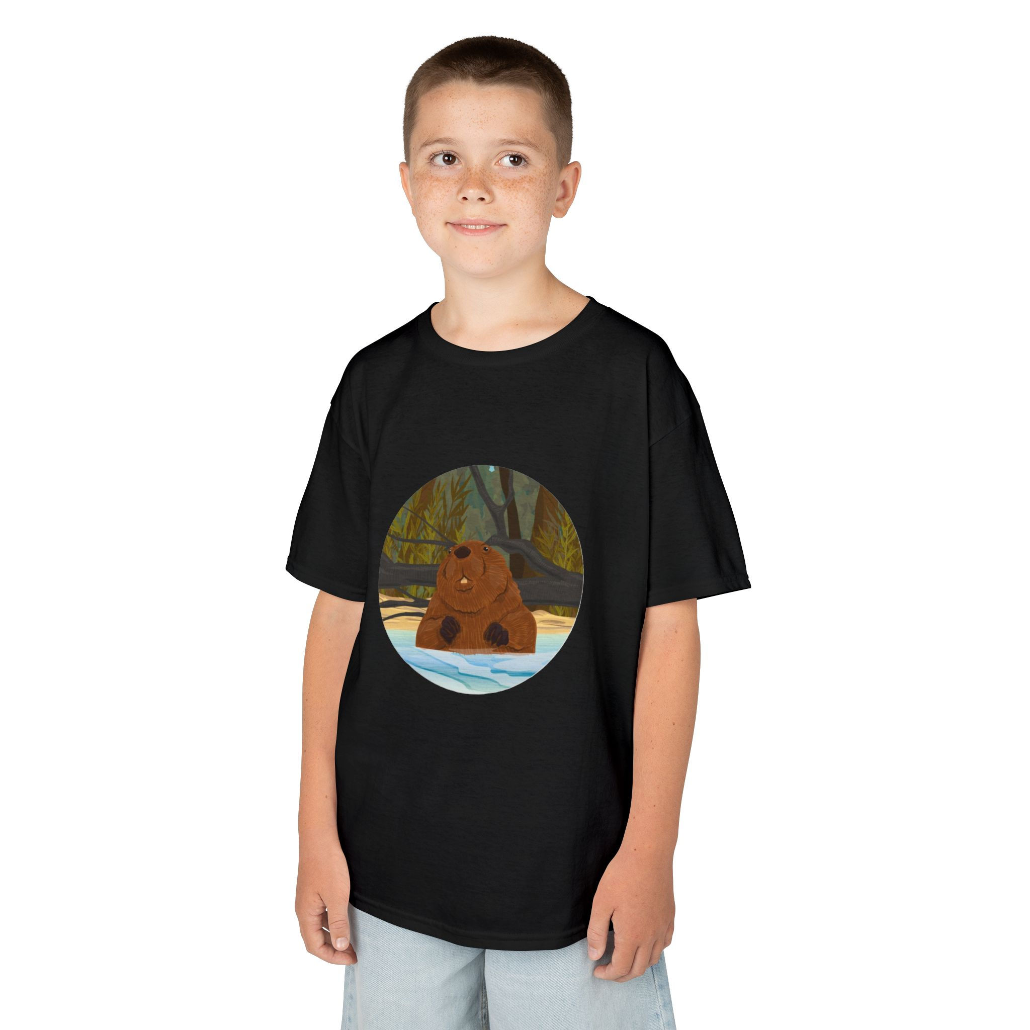 Beaver Colorful Kids Heavy Cotton™ Tee