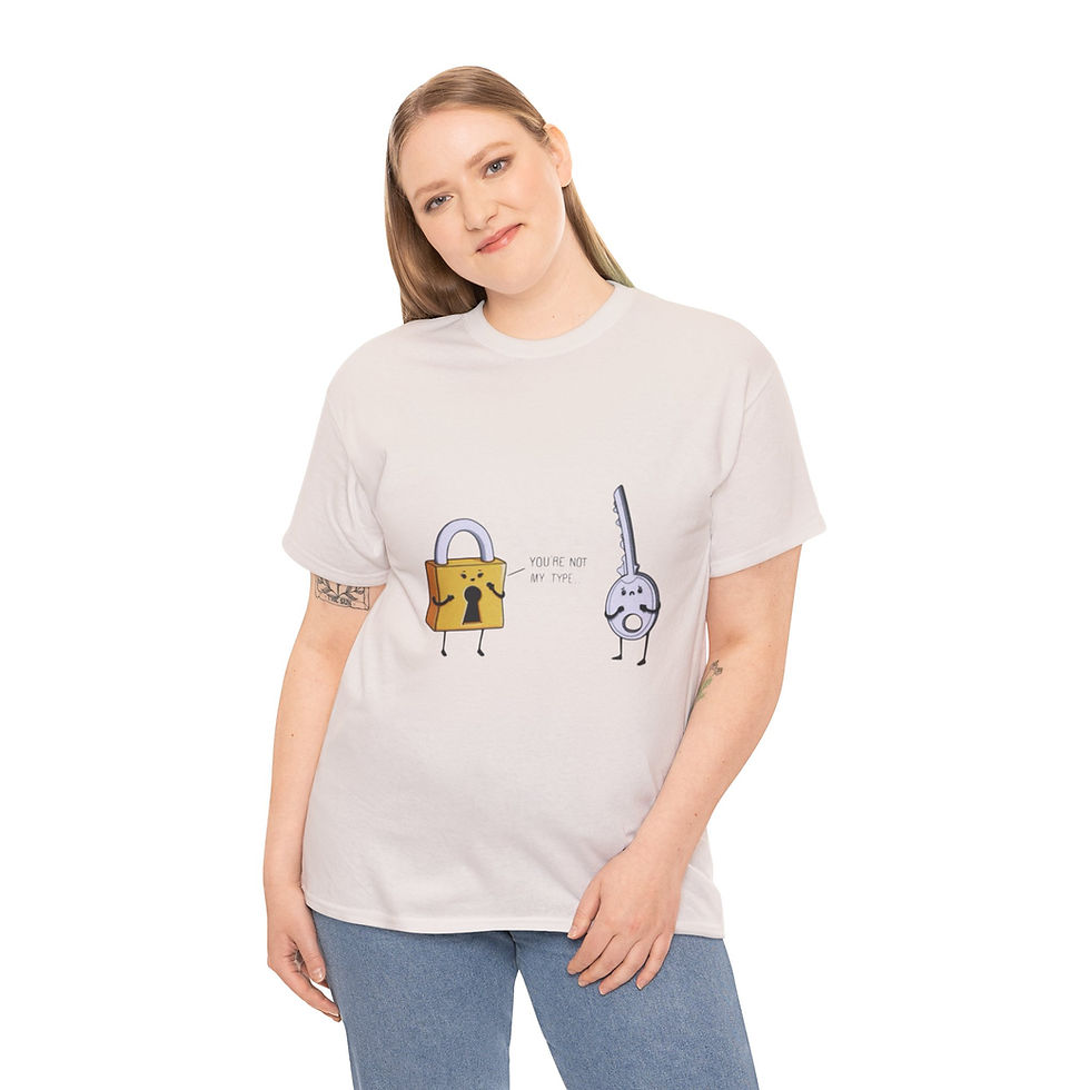 Thumbnail: Not My Type Unisex Heavy Cotton Tee