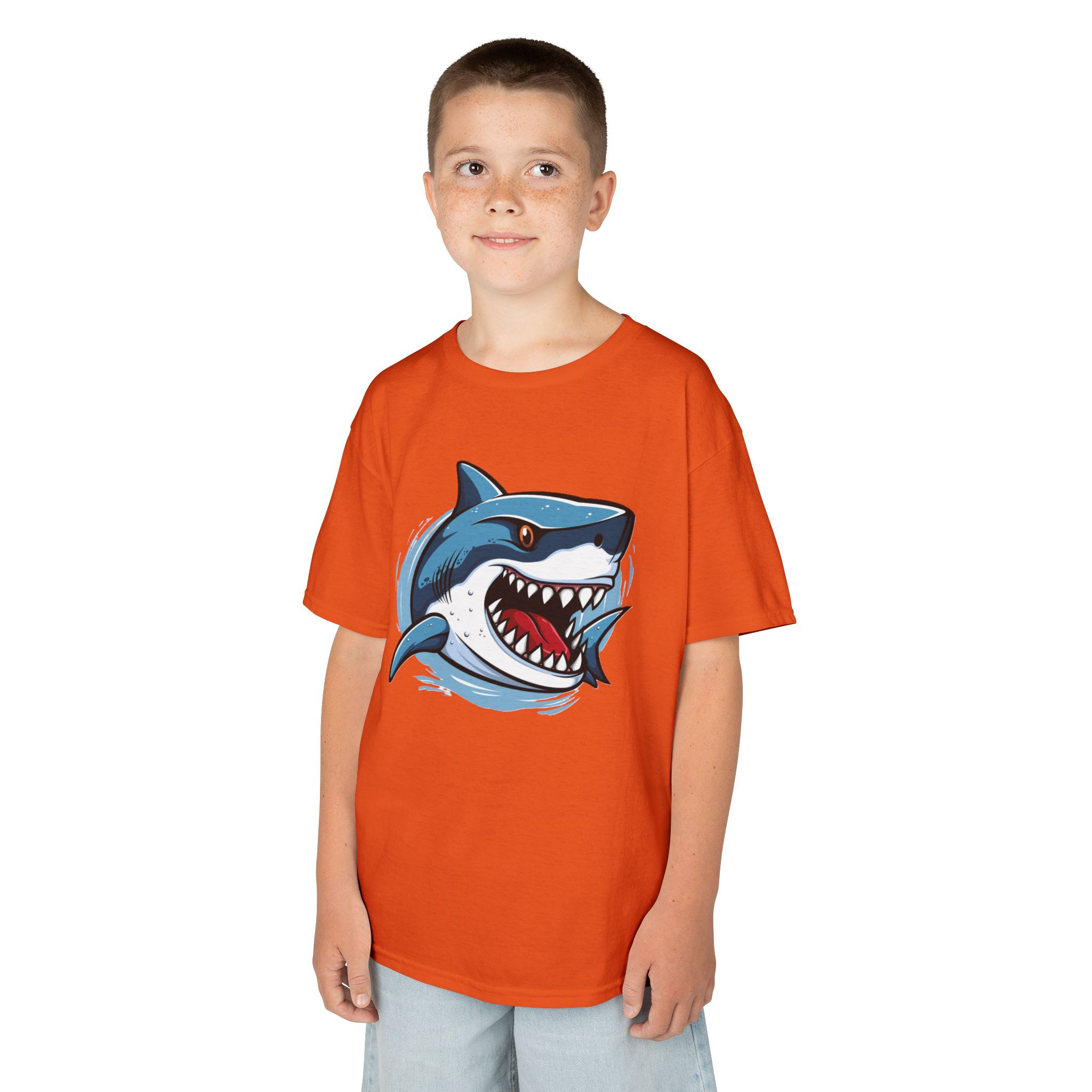Great White Shark Colorful Kids Heavy Cotton™ Tee