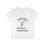 Thumbnail: Just a Girl Ladies' V-Neck T-Shirt
