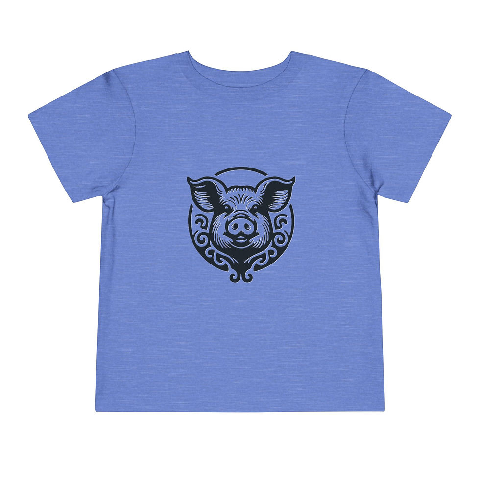 Thumbnail: Pig Toddler Short Sleeve Tee