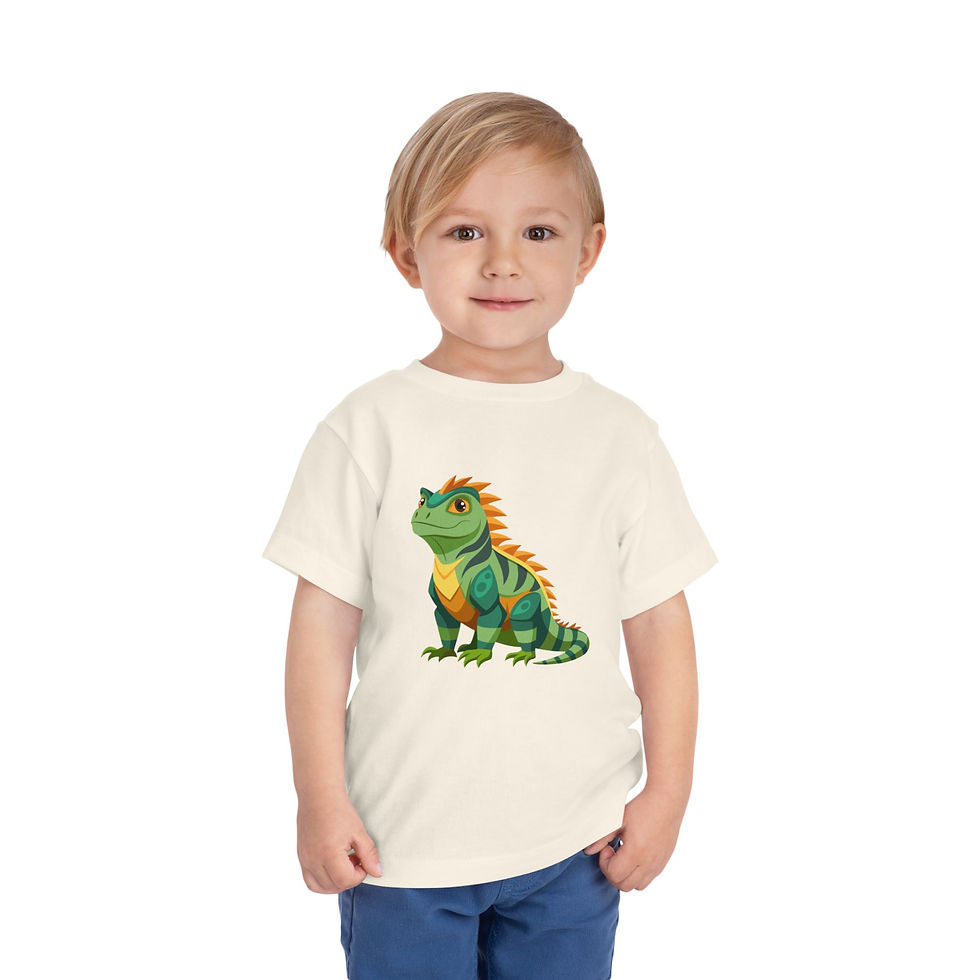 Thumbnail: Iguana Colorful Toddler Short Sleeve Tee