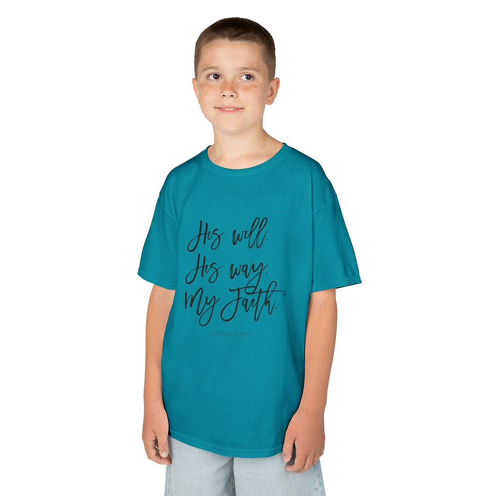 Thumbnail: Jeremiah 29:11 For I know the plans Kids Heavy Cotton™ Tee