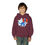 Thumbnail: Dilophosaurus Colorful Youth Heavy Blend Hooded Sweatshirt
