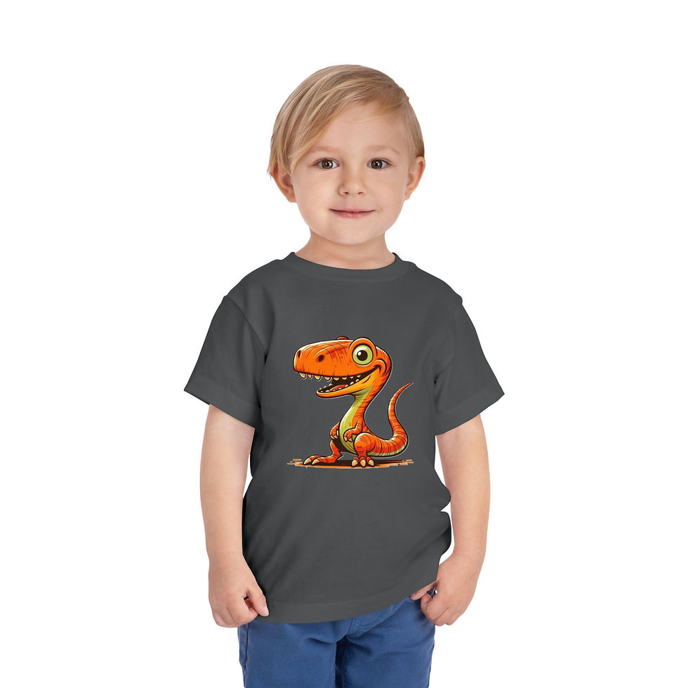 Thumbnail: Velociraptor Colorful Toddler Short Sleeve Tee