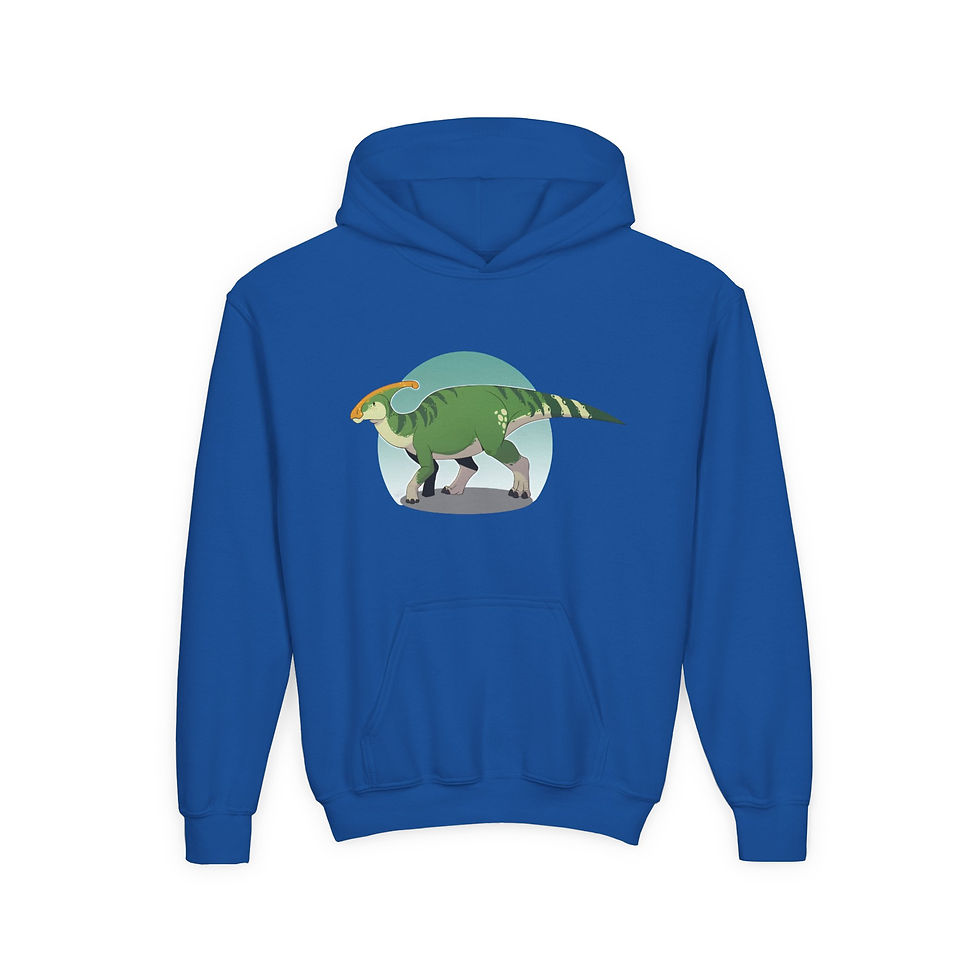 Thumbnail: Parosauropholus Youth Heavy Blend Hooded Sweatshirt