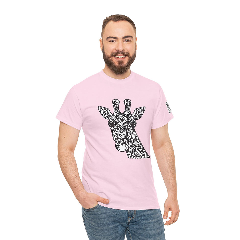 Thumbnail: Giraffe Unisex Heavy Cotton Tee