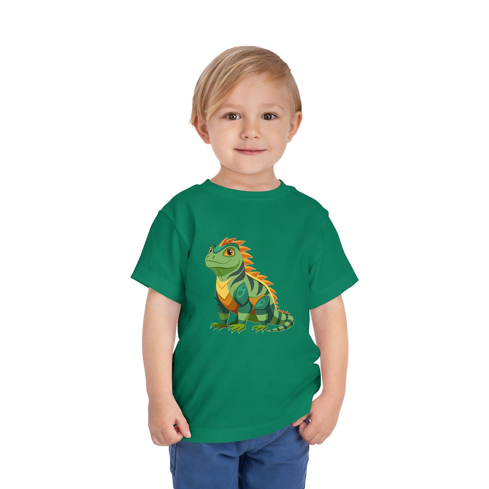 Thumbnail: Iguana Colorful Toddler Short Sleeve Tee