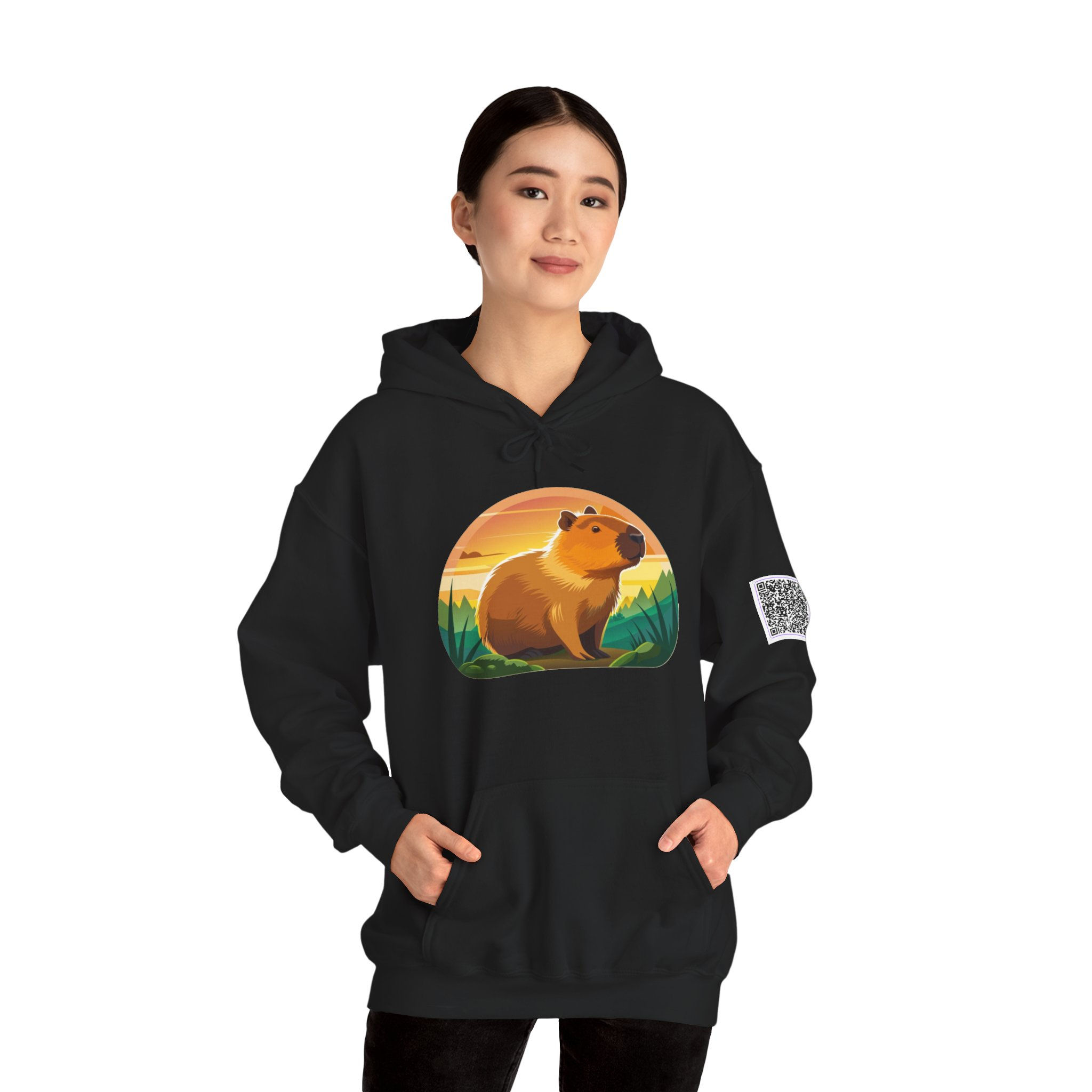 Capybara Colorful Unisex Heavy Blend™ Hooded Sweatshirt