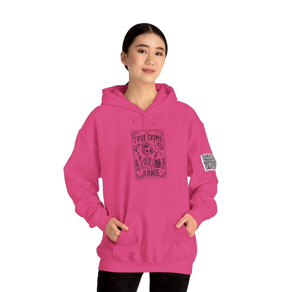Thumbnail: Female Skeleton True Crime Junkie Hoodie