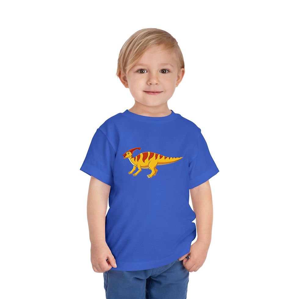 Thumbnail: Parasauropholus Colorful Toddler Short Sleeve Tee