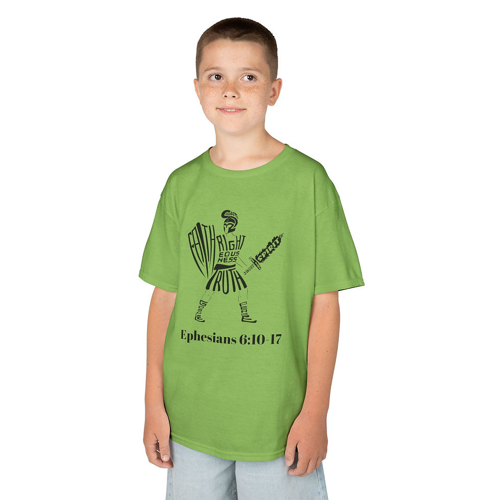 Thumbnail: Ephesians 6:10-17 Armor of God Kids Heavy Cotton™ Tee