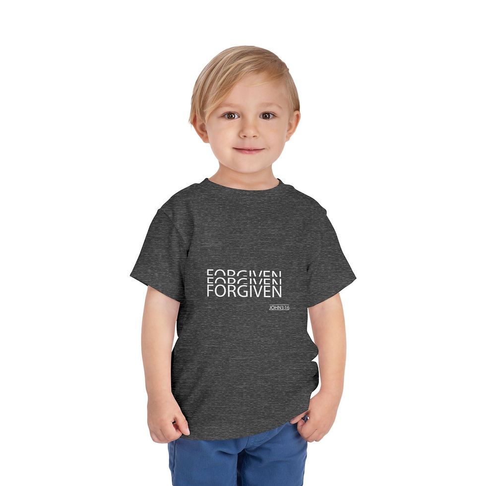 Thumbnail: John 3:16 God so loved the world Toddler Short Sleeve Tee