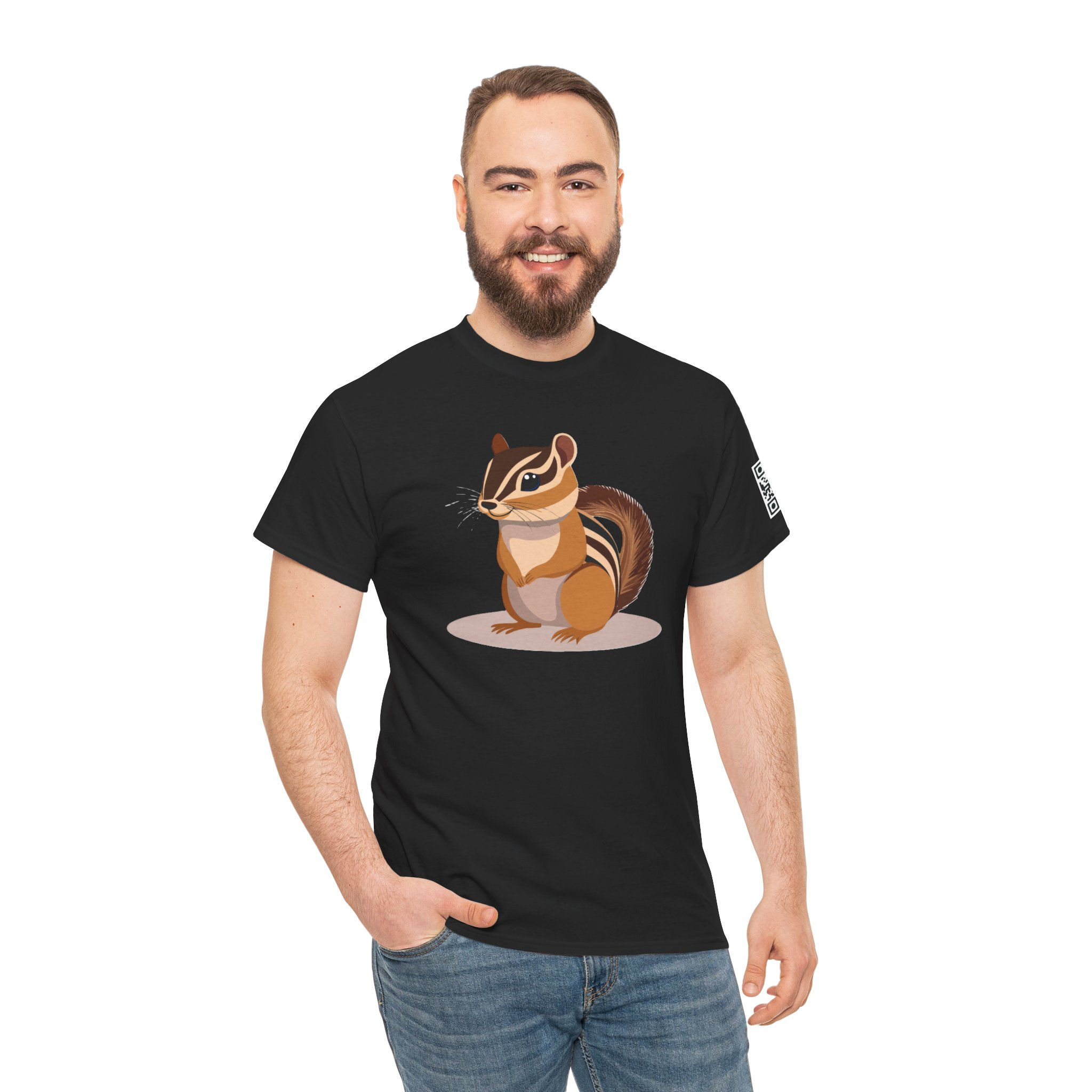 Chipmunk Colorful Unisex Heavy Cotton Tee