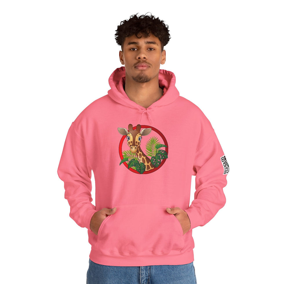 Thumbnail: Giraffe Colorful Unisex Heavy Blend™ Hooded Sweatshirt
