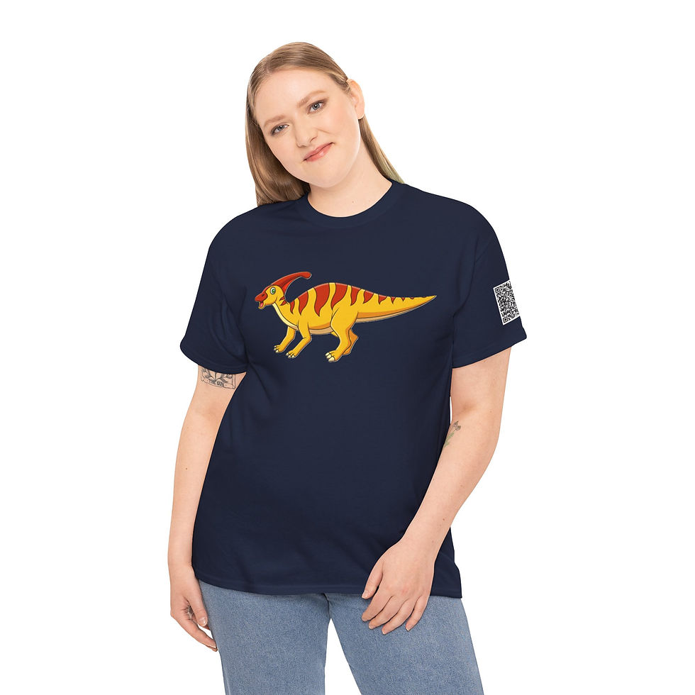 Thumbnail: Parosauropholus Colorful Unisex Heavy Cotton Tee