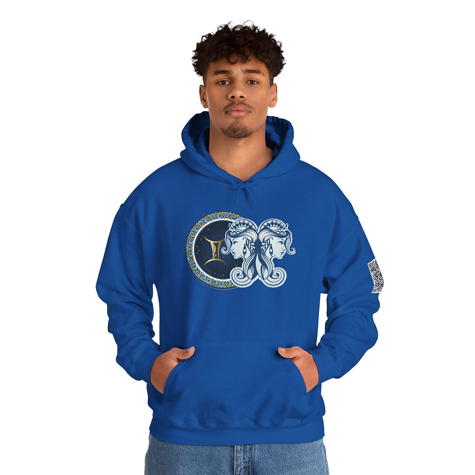 Thumbnail: Gemini Zodiac Unisex Heavy Blend™ Hooded Sweatshirt