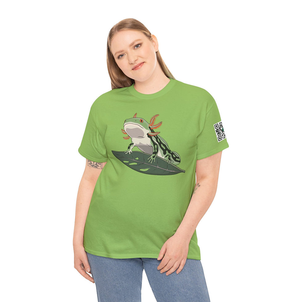 Thumbnail: Axolotl Colorful Unisex Heavy Cotton Tee