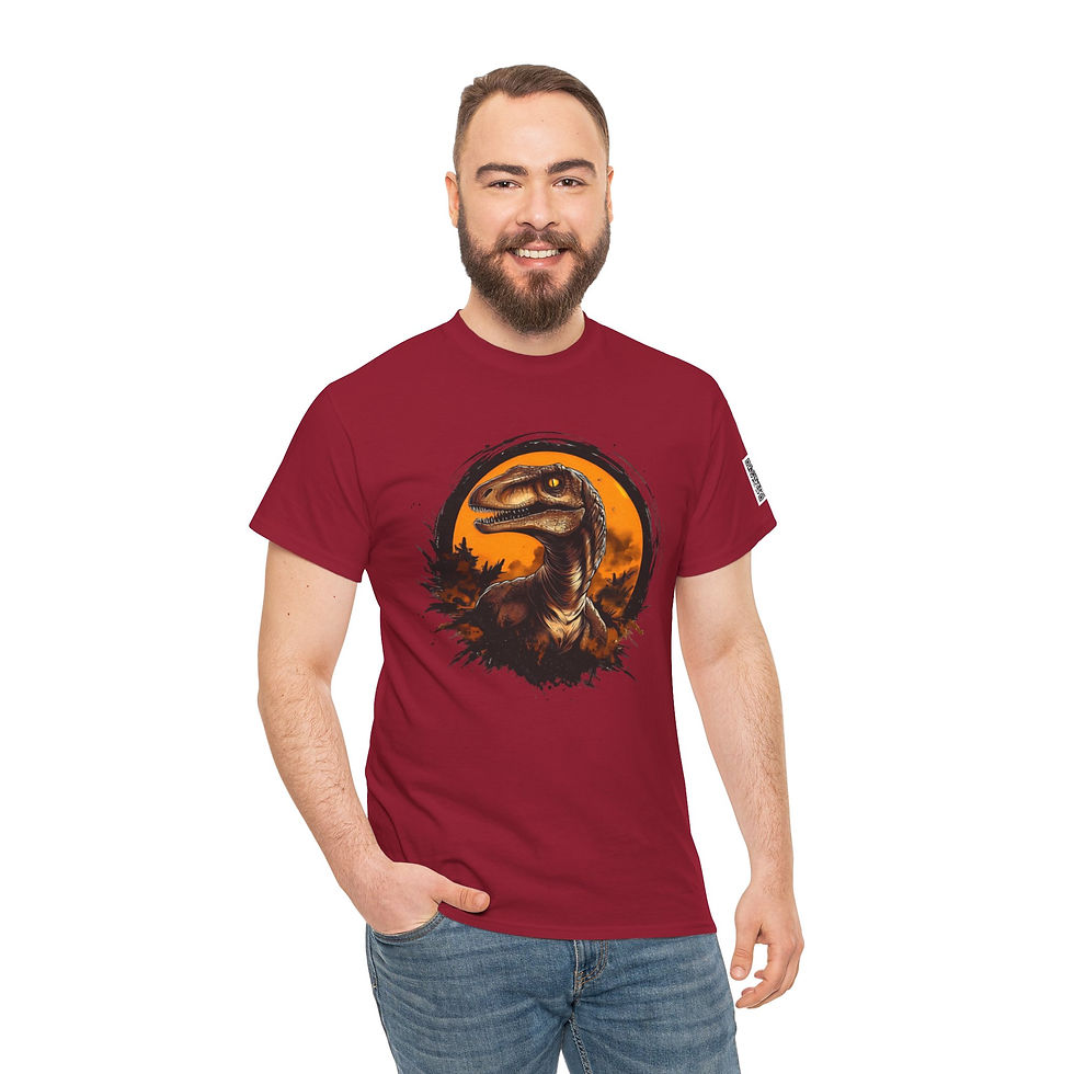 Thumbnail: Velociraptor Unisex Heavy Cotton Tee