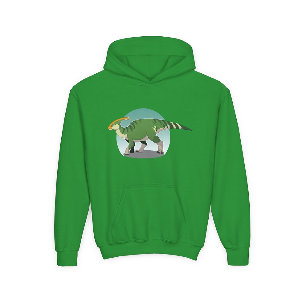 Thumbnail: Parosauropholus Youth Heavy Blend Hooded Sweatshirt