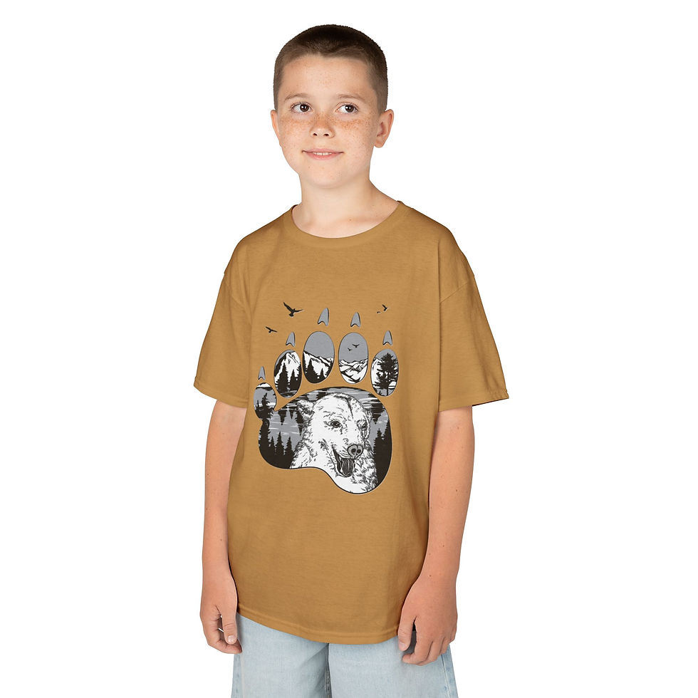 Thumbnail: Polar Bear Kids Heavy Cotton™ Tee